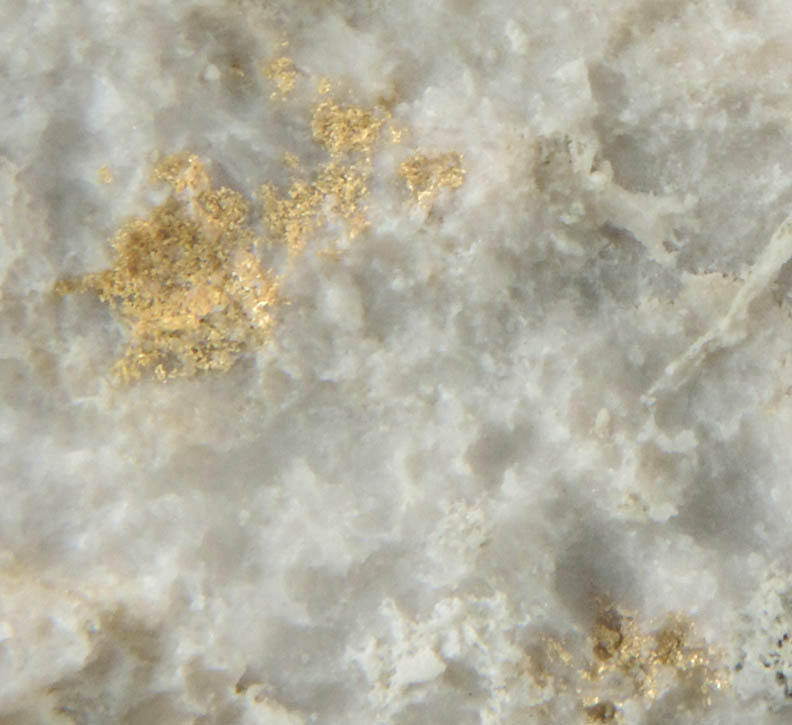 Gold on Quartz from Benlugmore, Bohaun, County Galway, Ireland