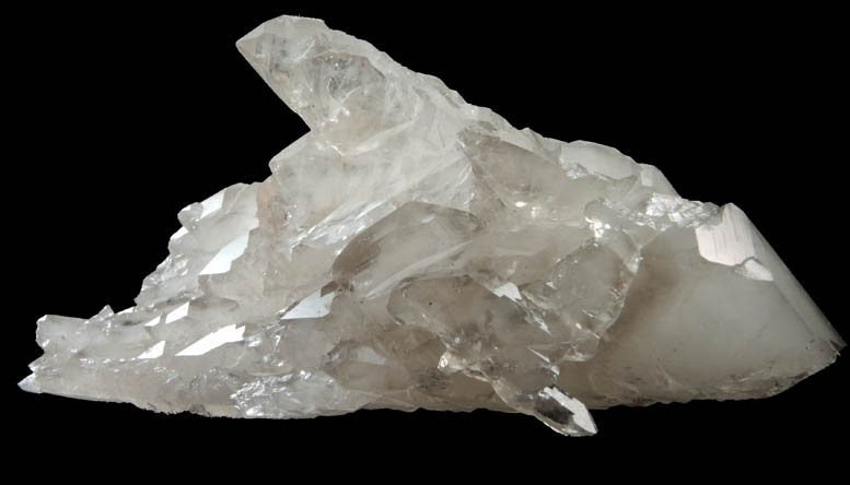 Quartz var. Smoky Quartz (parallel crystals) from Pedra Alta, Goiabeira, Minas Gerais, Brazil