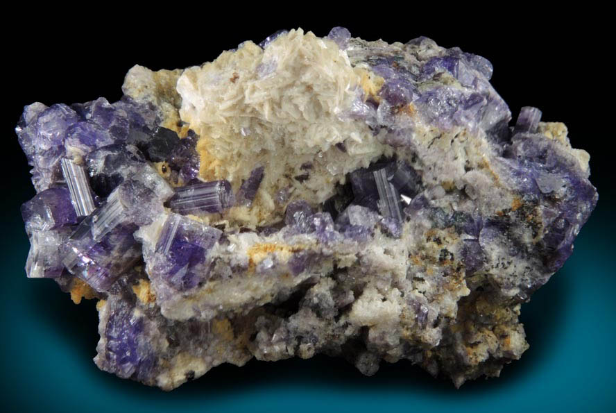 Fluorapatite with Bertrandite from Lavra da Golconda, near Governador Valadares, Minas Gerais, Brazil