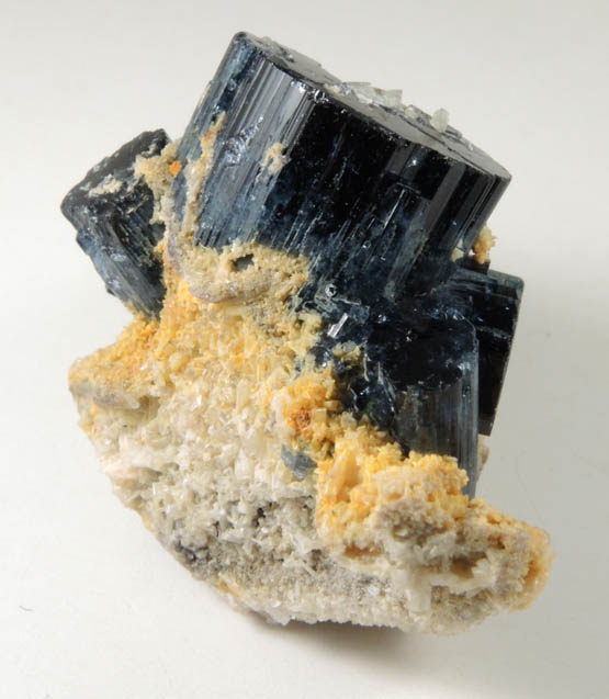 Fluorapatite with Bertrandite from Lavra da Golconda, near Governador Valadares, Minas Gerais, Brazil