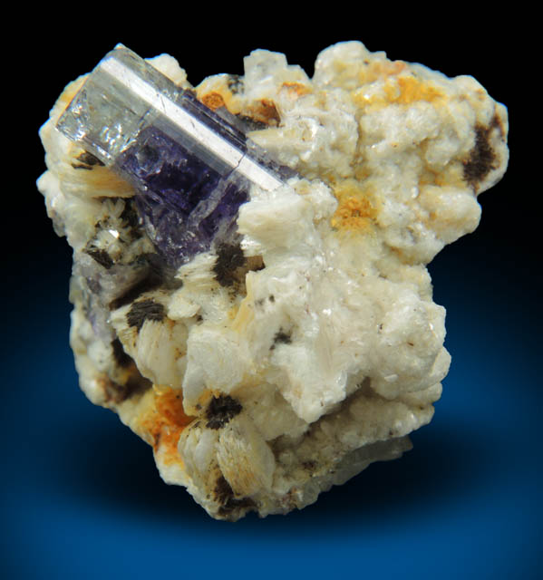 Fluorapatite with Bertrandite from Lavra da Golconda, near Governador Valadares, Minas Gerais, Brazil