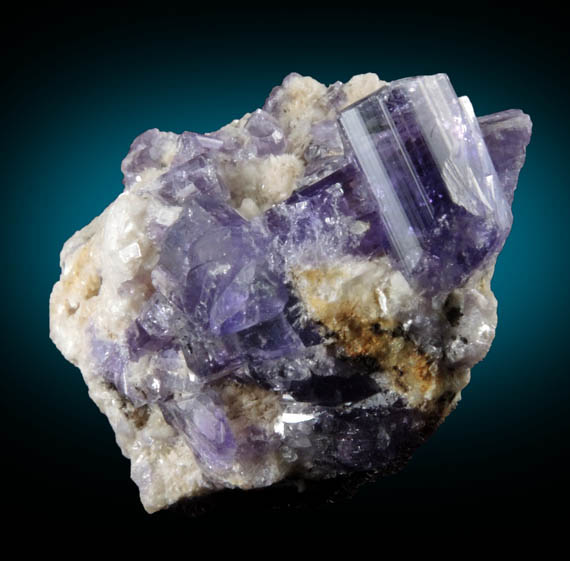 Fluorapatite with Bertrandite from Lavra da Golconda, near Governador Valadares, Minas Gerais, Brazil