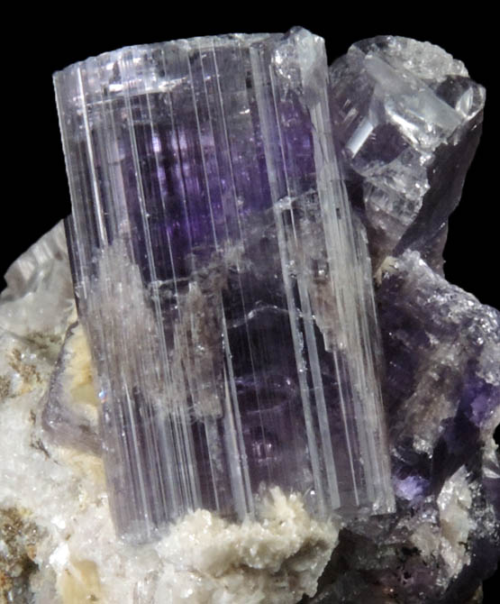 Fluorapatite with Bertrandite from Lavra da Golconda, near Governador Valadares, Minas Gerais, Brazil