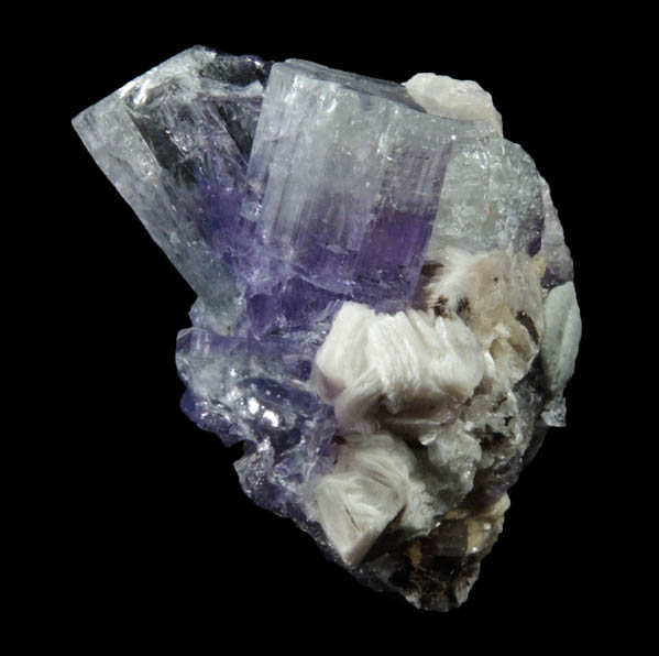 Fluorapatite with Bertrandite from Lavra da Golconda, near Governador Valadares, Minas Gerais, Brazil