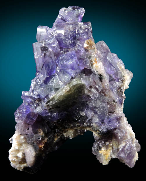 Fluorapatite with Bertrandite from Lavra da Golconda, near Governador Valadares, Minas Gerais, Brazil