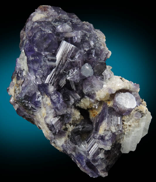 Fluorapatite with Bertrandite from Lavra da Golconda, near Governador Valadares, Minas Gerais, Brazil