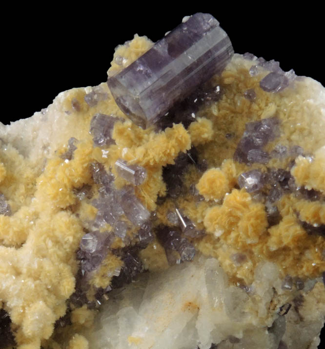 Fluorapatite with Bertrandite from Lavra da Golconda, near Governador Valadares, Minas Gerais, Brazil