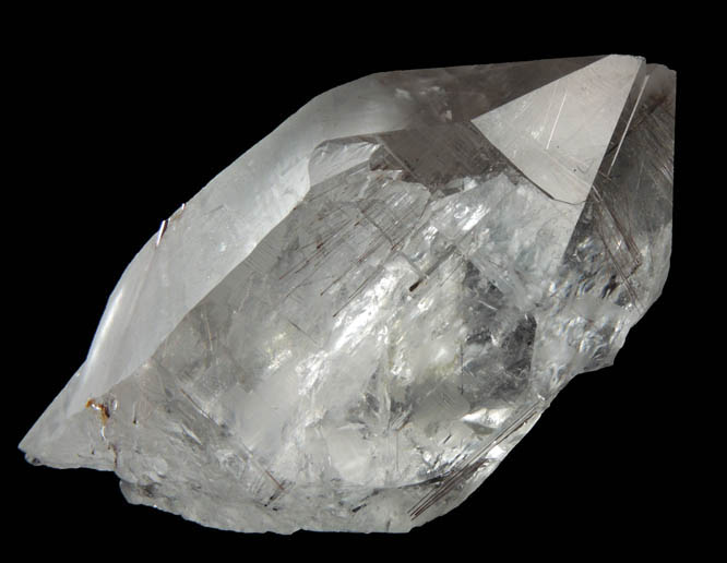 Quartz with Rutile inclusions (Rutilated Quartz) from Novo Horizonte, Bahia, Brazil