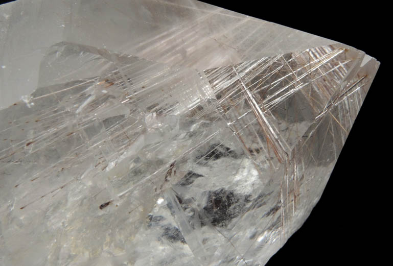 Quartz with Rutile inclusions (Rutilated Quartz) from Novo Horizonte, Bahia, Brazil