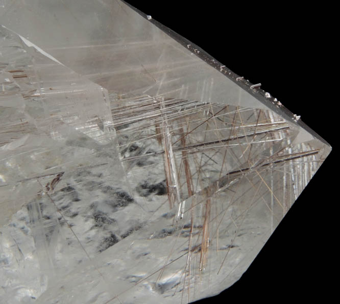 Quartz with Rutile inclusions (Rutilated Quartz) from Novo Horizonte, Bahia, Brazil