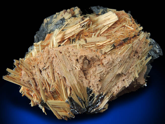 Rutile with Hematite from Novo Horizonte, Bahia, Brazil