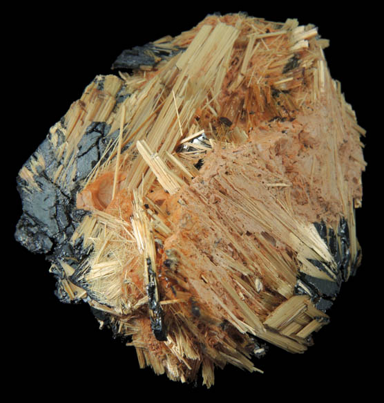 Rutile with Hematite from Novo Horizonte, Bahia, Brazil