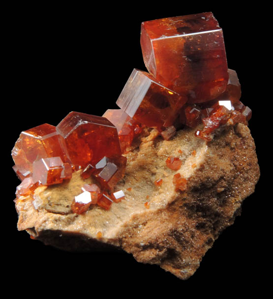 Vanadinite from Mibladen, Haute Moulouya Basin, Zeida-Aouli-Mibladen belt, Midelt Province, Morocco