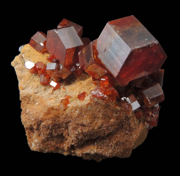 Vanadinite from Mibladen, Haute Moulouya Basin, Zeida-Aouli-Mibladen belt, Midelt Province, Morocco