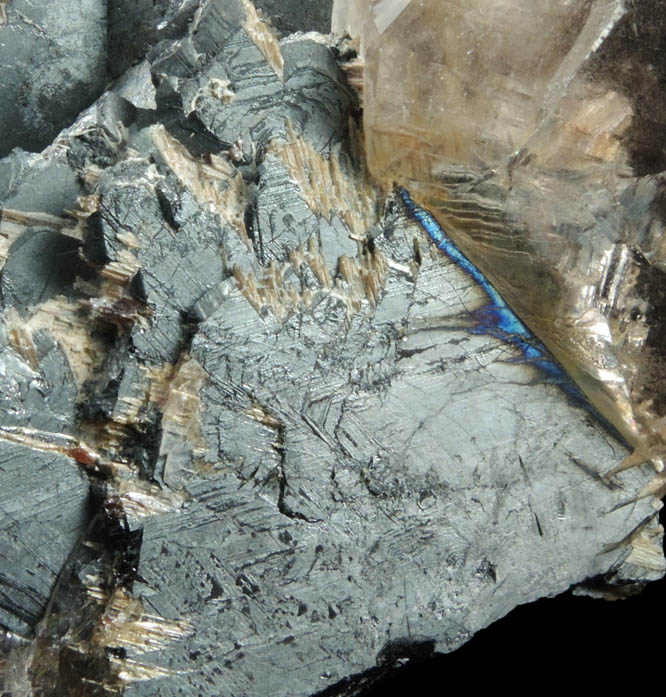 Hematite with Quartz and Rutile from Novo Horizonte, Bahia, Brazil