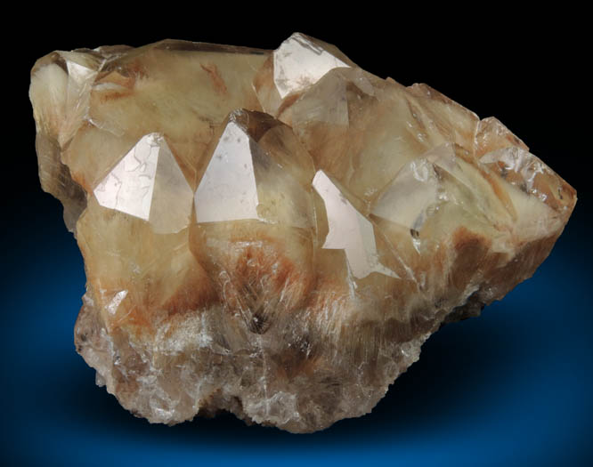 Quartz with fibrous Rutile inclusions (Rutilated Quartz) from Novo Horizonte, Bahia, Brazil