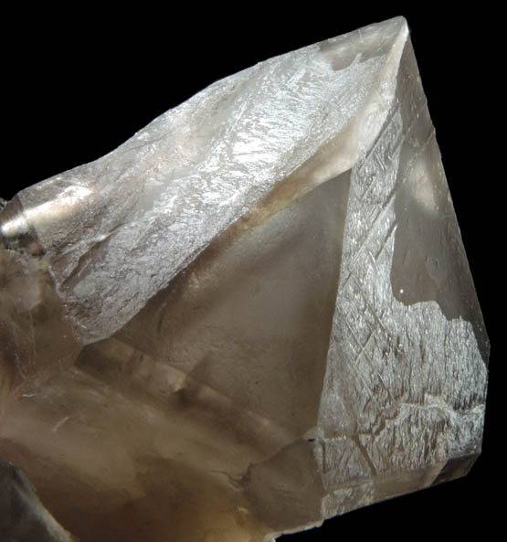 Quartz var. Smoky Quartz (Dauphin Law Twins) from Minas Gerais, Brazil