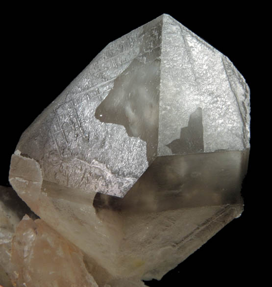 Quartz var. Smoky Quartz (Dauphin Law Twins) from Minas Gerais, Brazil