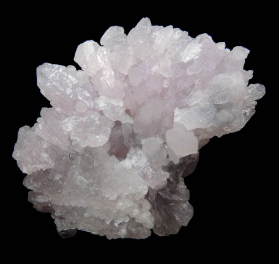 Quartz var. Rose Quartz crystals from Alto da Pitorra, Laranjeiras, Galilia, Minas Gerais, Brazil