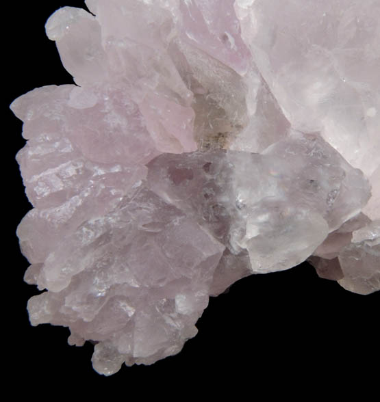 Quartz var. Rose Quartz crystals from Alto da Pitorra, Laranjeiras, Galilia, Minas Gerais, Brazil