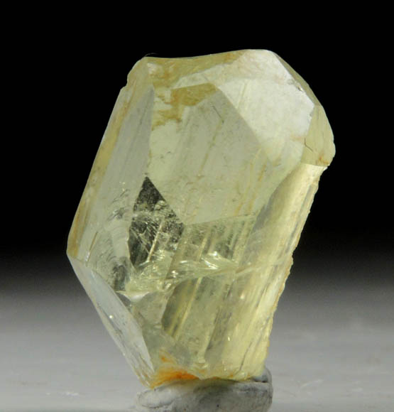 Brazilianite (gem-grade) from Lavra do Telrio, Linpolis, Divino das Laranjeras, Minas Gerais, Brazil