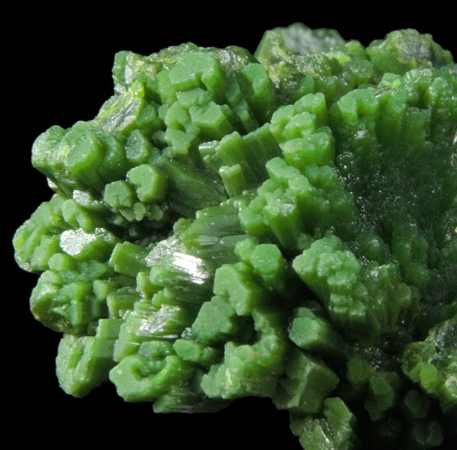 Pyromorphite from Mine des Farges, Ussel, Corrze, France