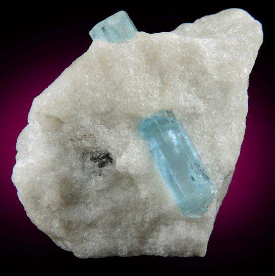 Beryl var. Aquamarine in Quartz from Shengus, Skardu District, Gilgit-Baltistan, Pakistan