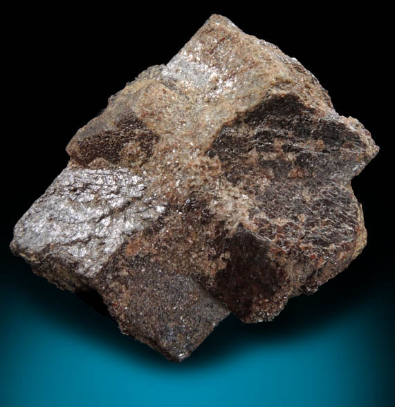 Staurolite (twinned crystals) from Coray, Finistre, Brittany, France