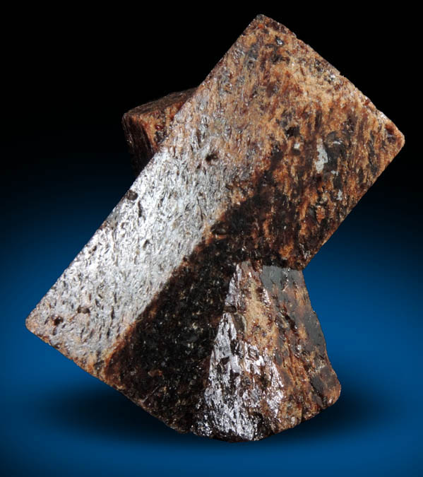 Staurolite (twinned crystals) from Fazenda Gramiais, Rubelita, Jequitinhonha River Valley, Minas Gerais, Brazil