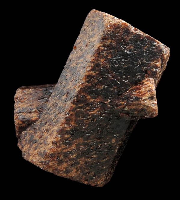 Staurolite (twinned crystals) from Fazenda Gramiais, Rubelita, Jequitinhonha River Valley, Minas Gerais, Brazil