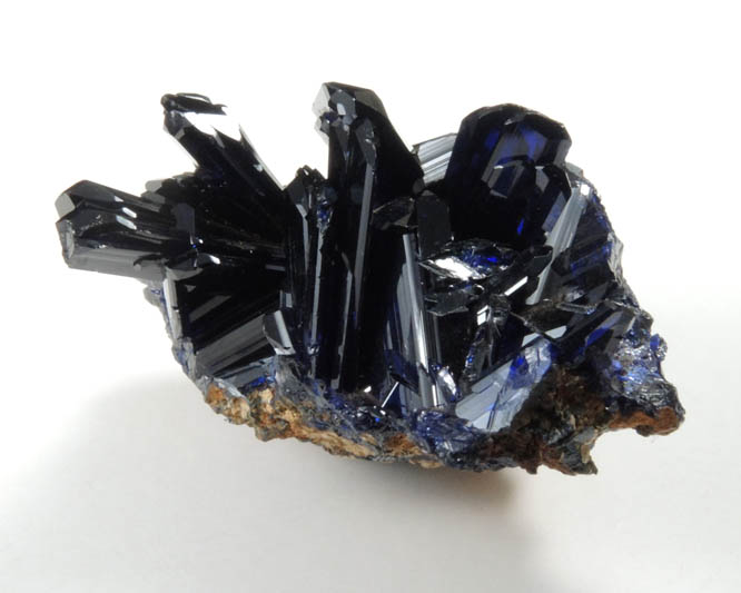 Azurite from Touissit Mine, 21 km SSE of Oujda, Jerada Province, Oriental, Morocco