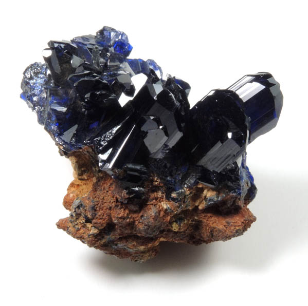 Azurite from Touissit Mine, 21 km SSE of Oujda, Jerada Province, Oriental, Morocco