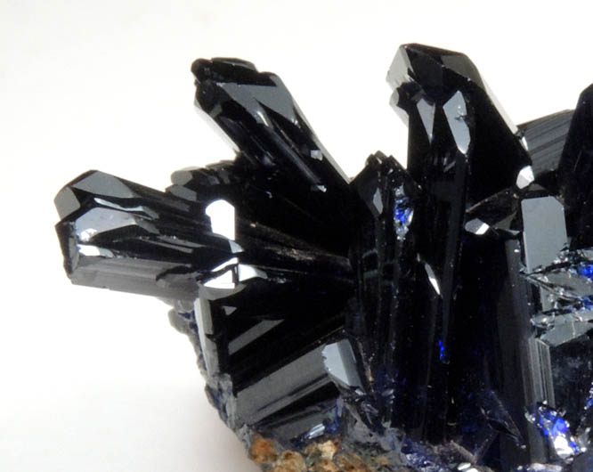 Azurite from Touissit Mine, 21 km SSE of Oujda, Jerada Province, Oriental, Morocco