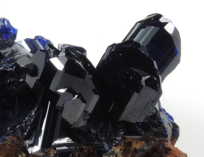 Azurite from Touissit Mine, 21 km SSE of Oujda, Jerada Province, Oriental, Morocco