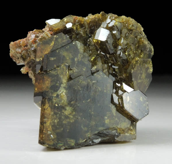 Epidote with Grossular Garnet from Val Sissone, near Chiareggio, Sondrio, Lombardia, Italy