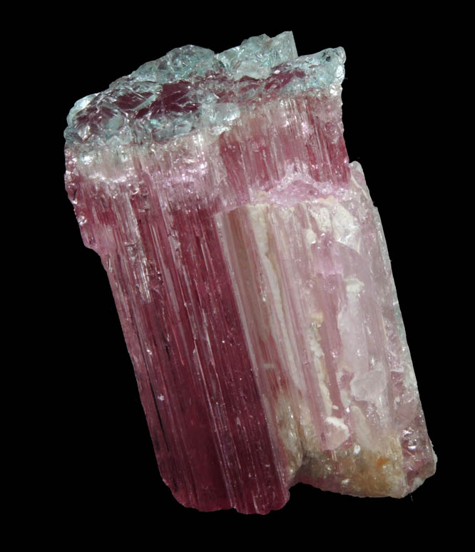 Elbaite var. Rubellite Tourmaline from Barra do Salinas, Coronel Murta, Minas Gerais, Brazil