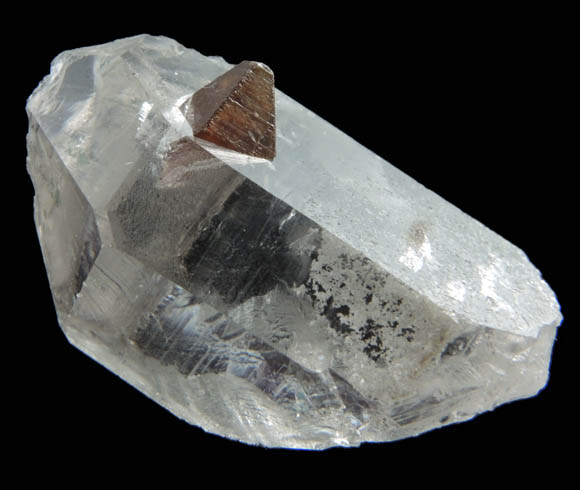 Anatase in Quartz from Diamantina, Jequitinhonha River Valley, Minas Gerais, Brazil