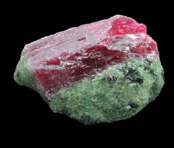 Corundum var. Ruby with Zoisite from Longido, Arusha, Tanzania