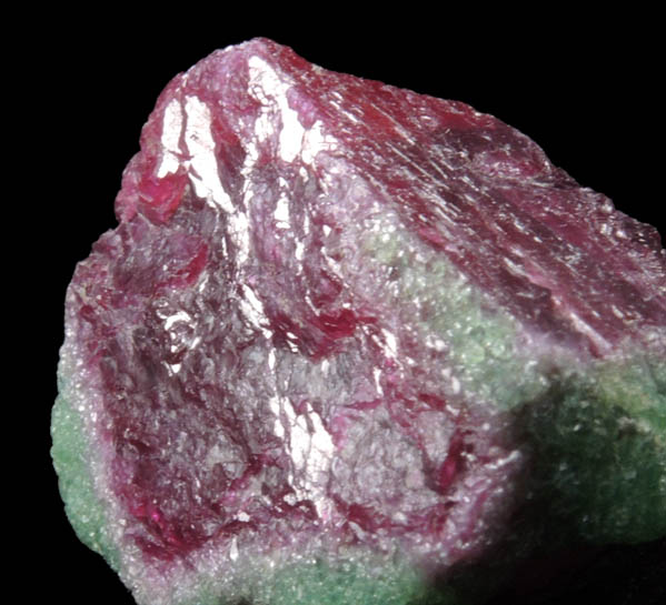 Corundum var. Ruby with Zoisite from Longido, Arusha, Tanzania