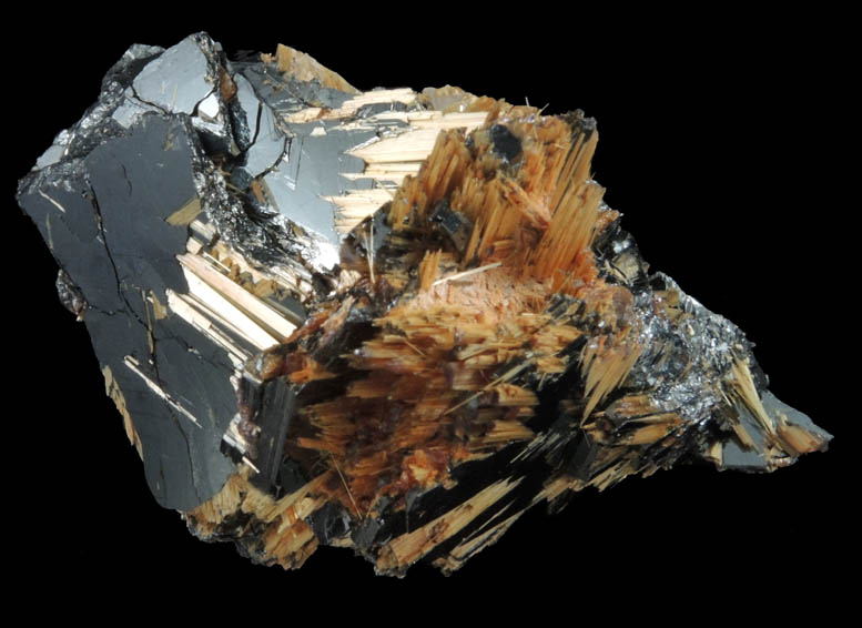 Hematite with Rutile from Novo Horizonte, Bahia, Brazil