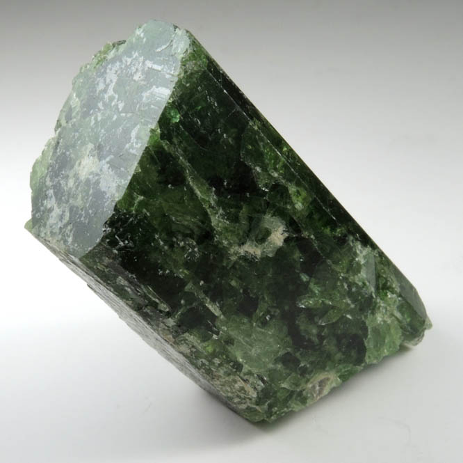 Diopside var. Chrome Diopside from Malacacheta, Minas Gerais, Brazil