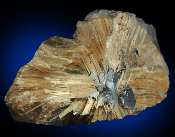 Rutile and Hematite in Smoky Quartz from Novo Horizonte, Bahia, Brazil