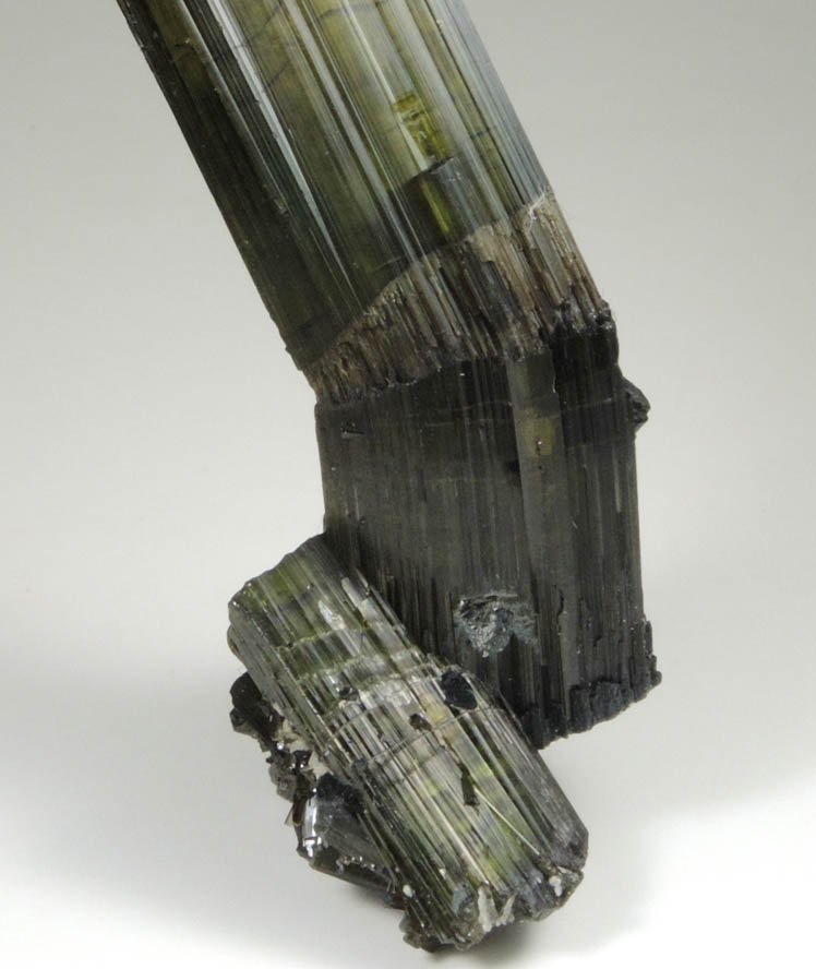 Elbaite Tourmaline (chatoyant) from Cruzeiro Mine, Santa Maria do Suacui, Minas Gerais, Brazil