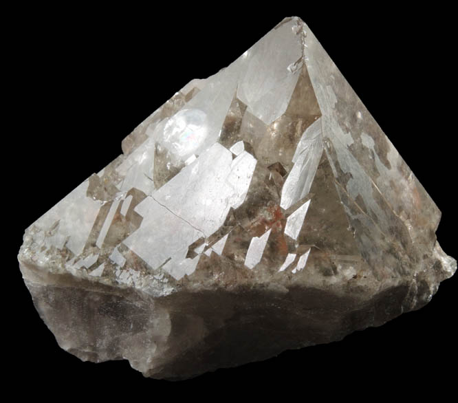 Quartz var. Smoky with Microlite from Pedra Alta, Goiabeira, Minas Gerais, Brazil