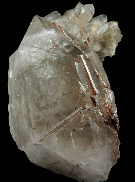 Quartz with Rutile inclusions (Rutilated Quartz) from Novo Horizonte, Bahia, Brazil