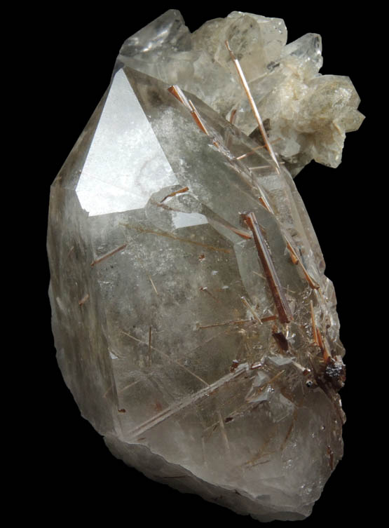 Quartz with Rutile inclusions (Rutilated Quartz) from Novo Horizonte, Bahia, Brazil