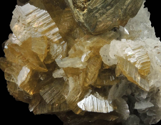 Siderite, Chalcopyrite, Dolomite from Morro Velho Mine, Nova Lima, Minas Gerais, Brazil