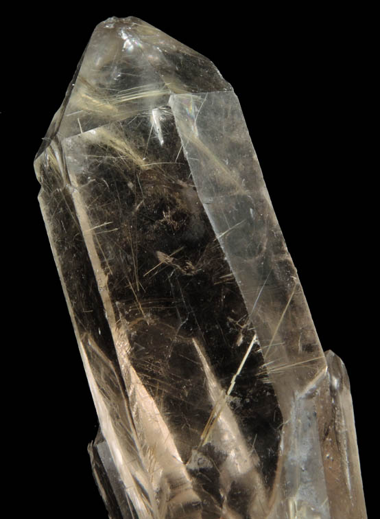 Quartz with Rutile inclusions (Rutilated Quartz) from Novo Horizonte, Bahia, Brazil