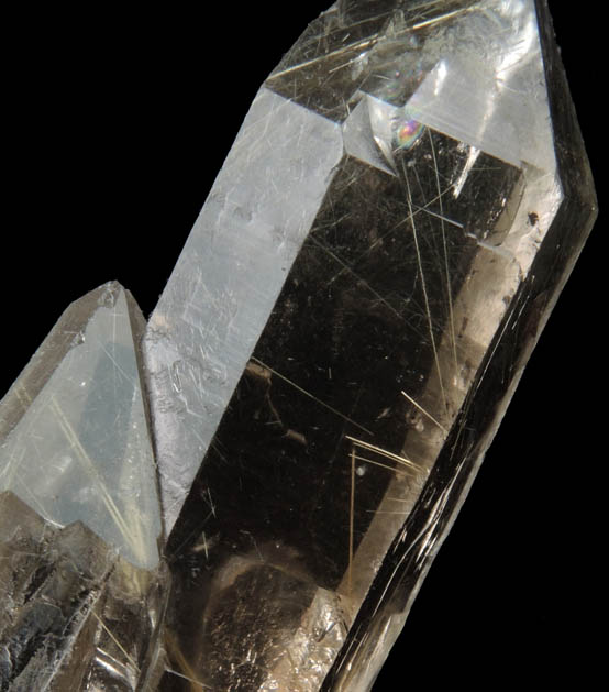 Quartz with Rutile inclusions (Rutilated Quartz) from Novo Horizonte, Bahia, Brazil