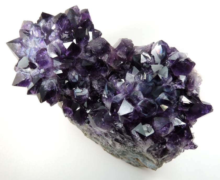 Quartz var. Amethyst from Catalan Agate-Amethyst District, Southern Paran Basalt Basin, Artigas, Uruguay